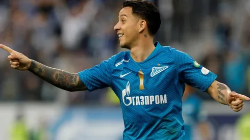 Seba se consagró campeón en el fútbol ruso con Zenit.