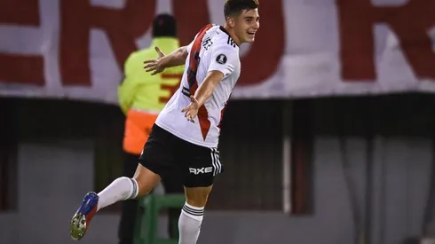 Álvarez lleva 13 partidos oficiales en River, y convirtió 2 goles
