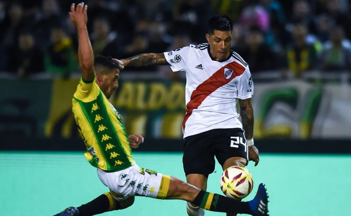 Enzo Pérez, uno de los puntos altos en River.