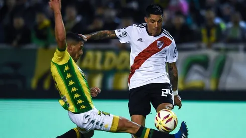 Enzo Pérez, uno de los puntos altos en River.