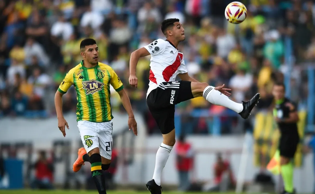 Palacios fue titular en el duelo ante Aldosivi.