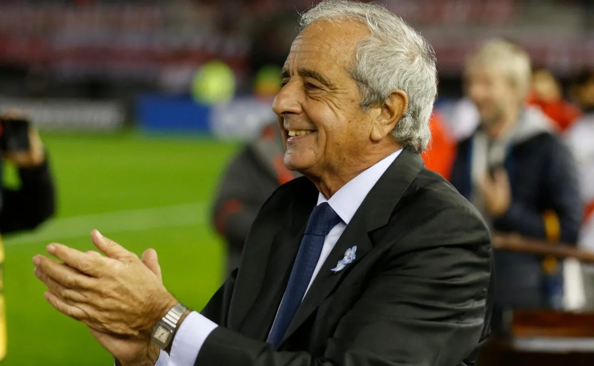 Rodolfo D'Onofrio lleva casi cinco años y medio como presidente de River. (FOTO: Getty)
