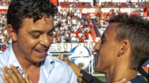 Gallardo y Buonanotte en un River - Quilmes del 2015.