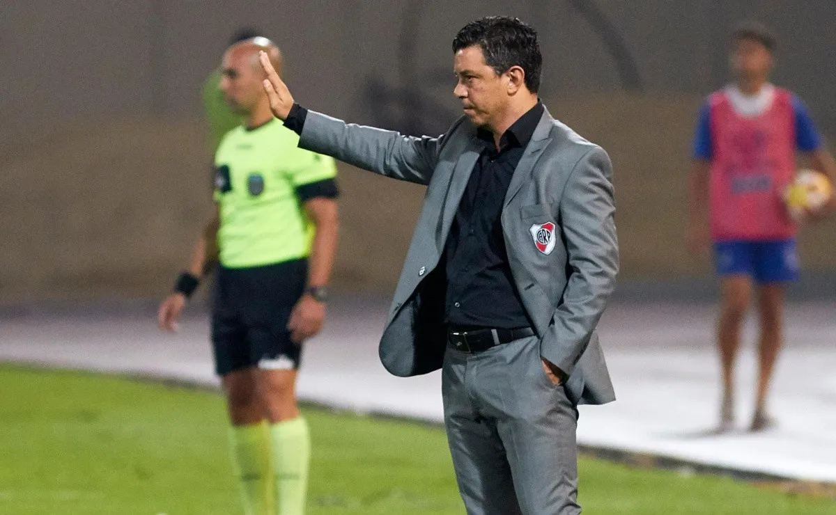Marcelo Gallardo explicó que el tucumano no está para jugar 90 minutos.