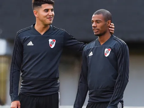 Pase del Muñeco y golazo de De La Cruz en la práctica