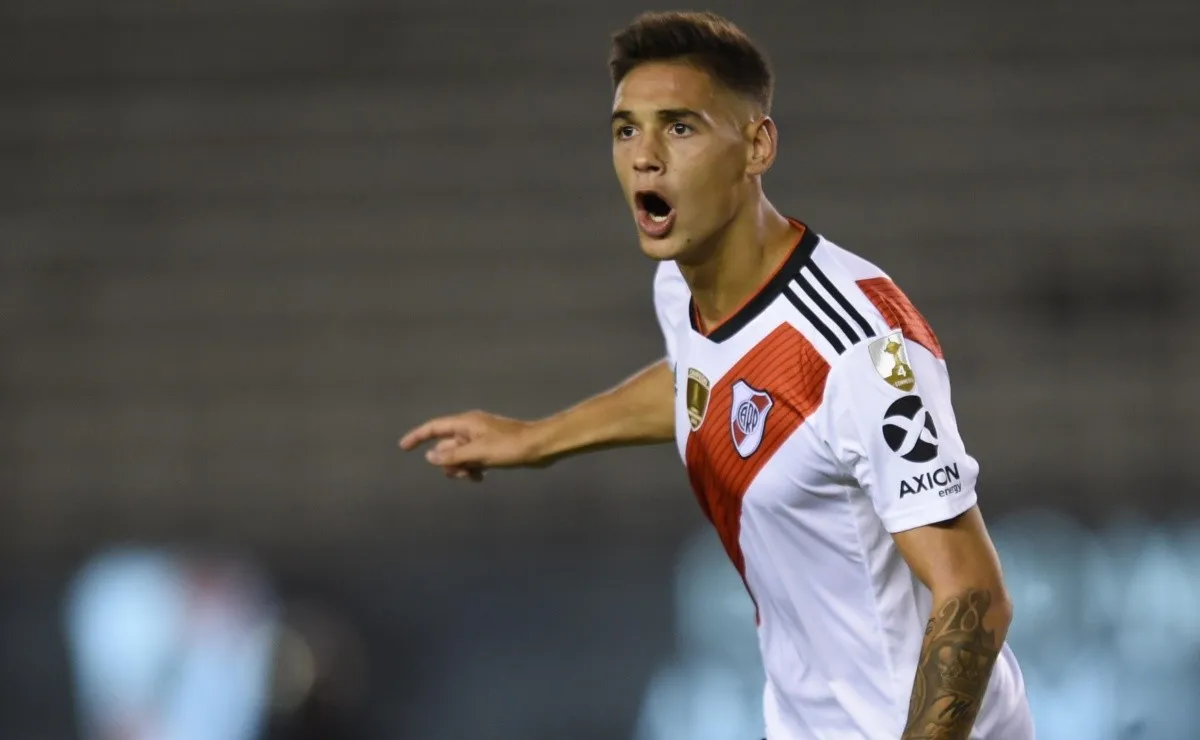 Lucas Martínez Quarta lleva tres goles en Copa Libertadores: los anteriores fueron ante DIM y Melgar. (FOTO: Getty)