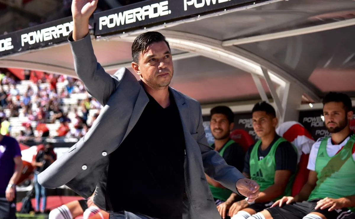 El entrenador de River le pidió a los hinchas que acompañen de forma masiva al equipo