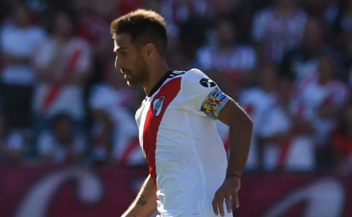 Ponzio, líder y capitán del plantel de River.