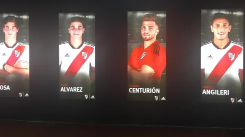 Las nuevas gigantografías que se lucen en el anillo del Monumental.