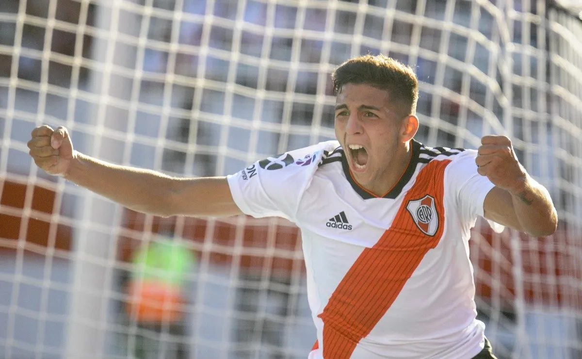 Hernán López Muñoz llegó a River en el año 2014 para sumarse en Novena, procedente de Argentinos Juniors. (FOTO: Getty)