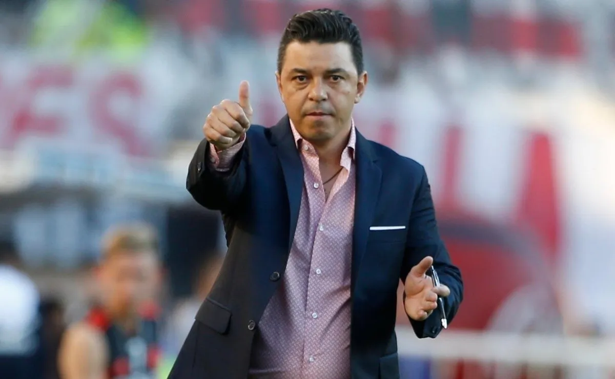 Marcelo Gallardo dirigió cuatro veces a River contra Tigre: obtuvo dos triunfos y dos empates. (FOTO: Getty)