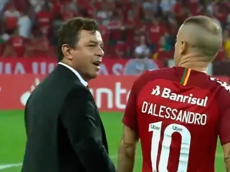 ¿Qué se dijeron Gallardo y D'Alessandro?