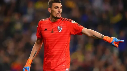 El arquero se perdería los próximos cuatro compromisos de River