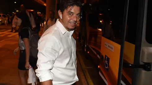 El entrenador de River y su mujer, Geraldine Larrosa, están esperando el cuarto hijo de su matrimonio.