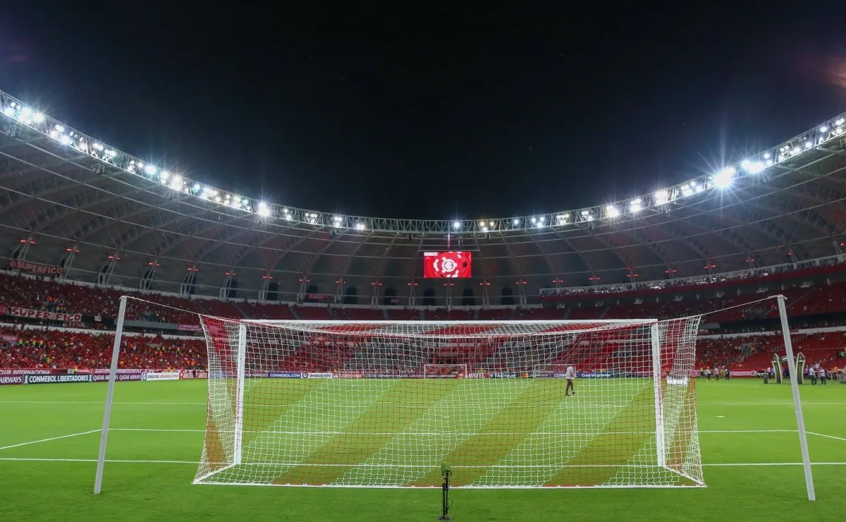 El Beira-Rio, estadio en el que River visitará a Inter de Porto Alegre.