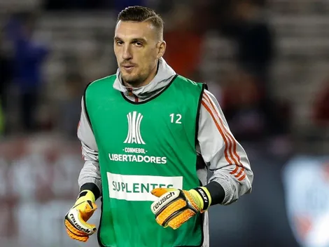 Alerta en River: Armani padece un desgarro