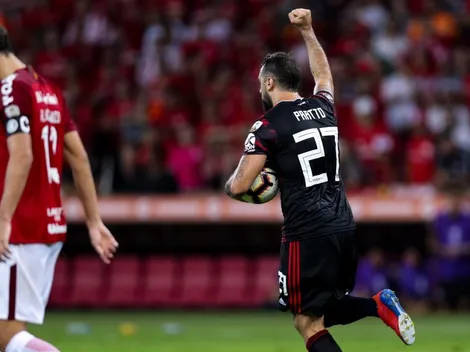 Los goles de Pratto y De La Cruz para empatar en Brasil