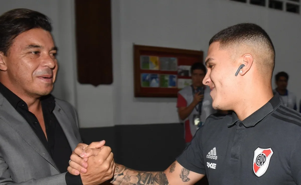 Marcelo Gallardo habló sobre el momento que está atravesando Quintero.