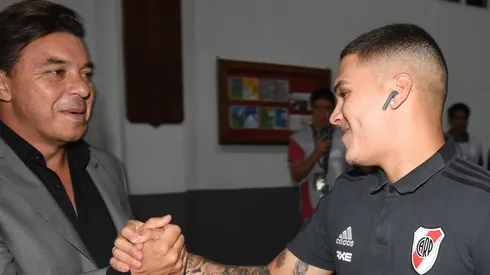 Marcelo Gallardo habló sobre el momento que está atravesando Quintero.