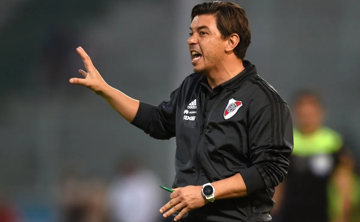 Marcelo Gallardo dirigió dos partidos oficiales contra Talleres en Córdoba: un triunfo y una caída. (FOTO: Getty)