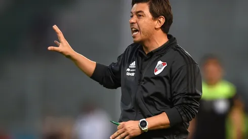 Marcelo Gallardo dirigió dos partidos oficiales contra Talleres en Córdoba: un triunfo y una caída. (FOTO: Getty)