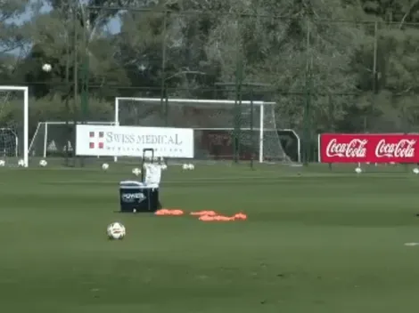 Gallardo, al mejor estilo freestyle en River Camp