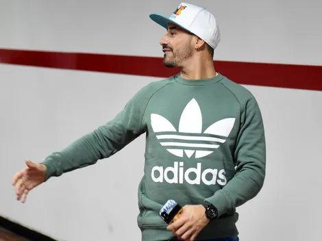 El plantel de River recibió la visita de un viejo y querido conocido