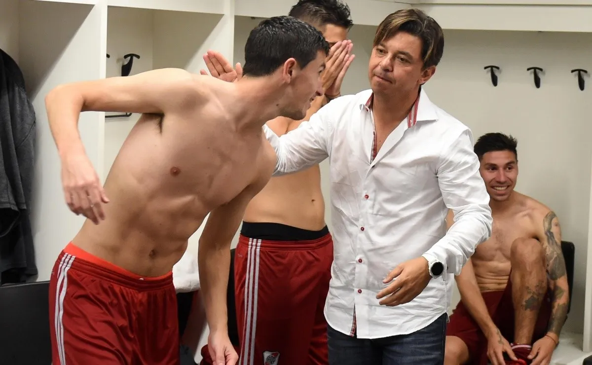 El futbolista de River aseguró que no es una situación de gravedad.