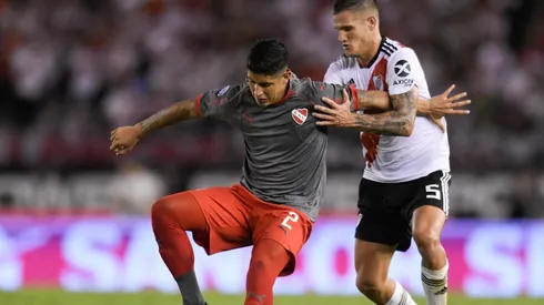 Zuculini hizo un gran papel ante Independiente.