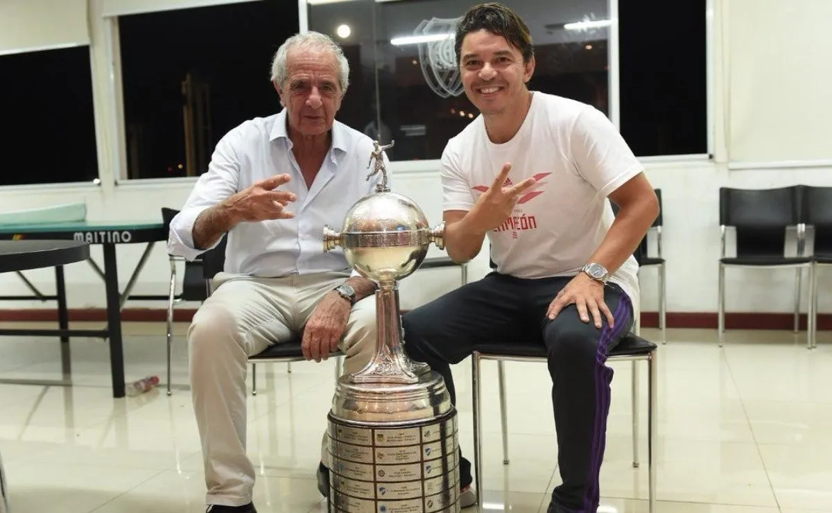D'Onofrio, la Libertadores y Gallardo.