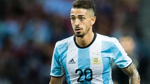 Manuel Lanzini llegó a jugar un partido oficial en River bajo la dirección técnica de Marcelo Gallardo. (FOTO: Getty)