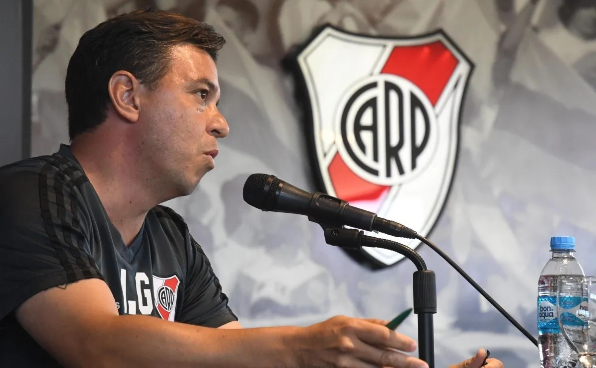 Marcelo Gallardo intentó minimizar los fallos que perjudicaron a River.