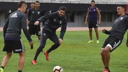 River no descansó y se movió en el Monumental.