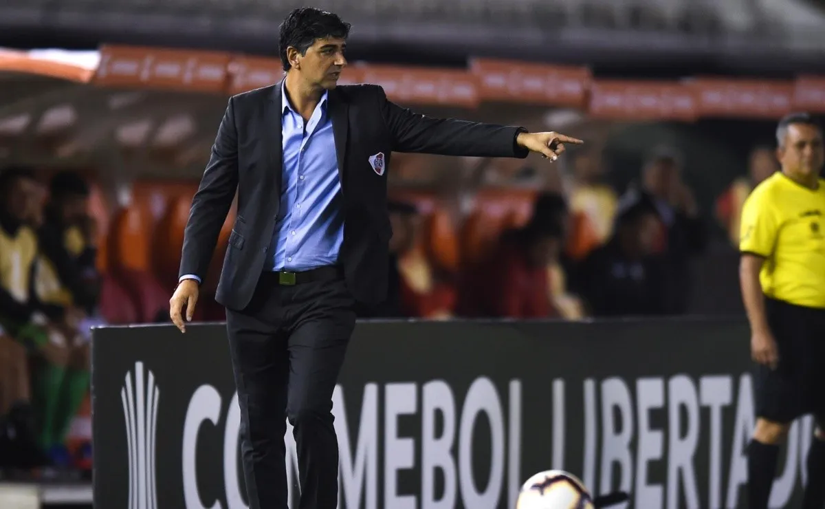 Matías Biscay dirigió a River por décima vez de manera oficial.