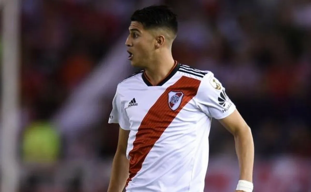 Palacios volvió a entrenarse en el predio de Ezeiza.