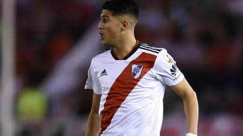 Palacios volvió a entrenarse en el predio de Ezeiza.