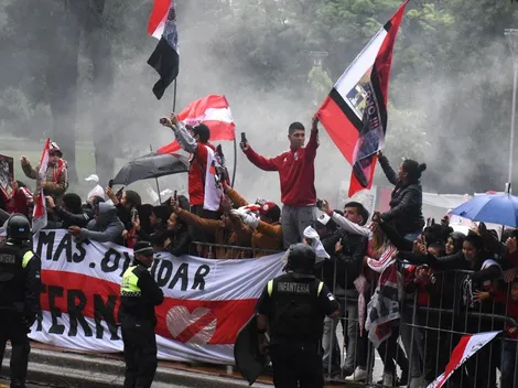 Gran bienvenida a River en Tucumán