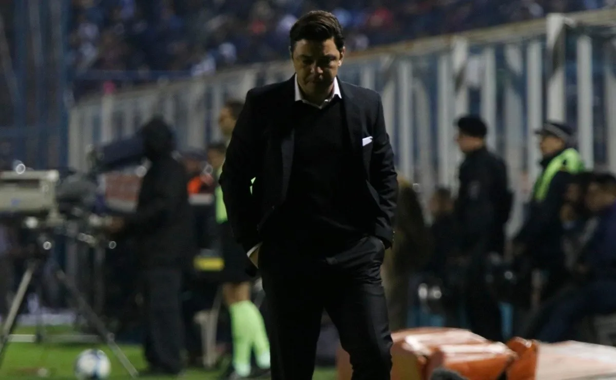 La única visita de River a Tucumán con Gallardo como DT fue el 3-0 del 31 de mayo de 2017. (FOTO: Getty)