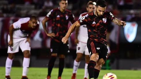 Nacho ingresó a los 17 minutos del segundo tiempo entre River y Newell's.
