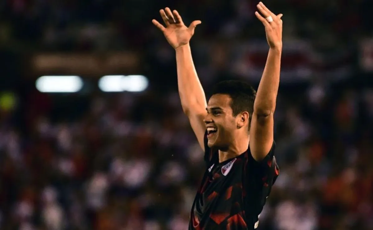 El cordobés de 19 años convirtió su segundo gol oficial con la camiseta de River