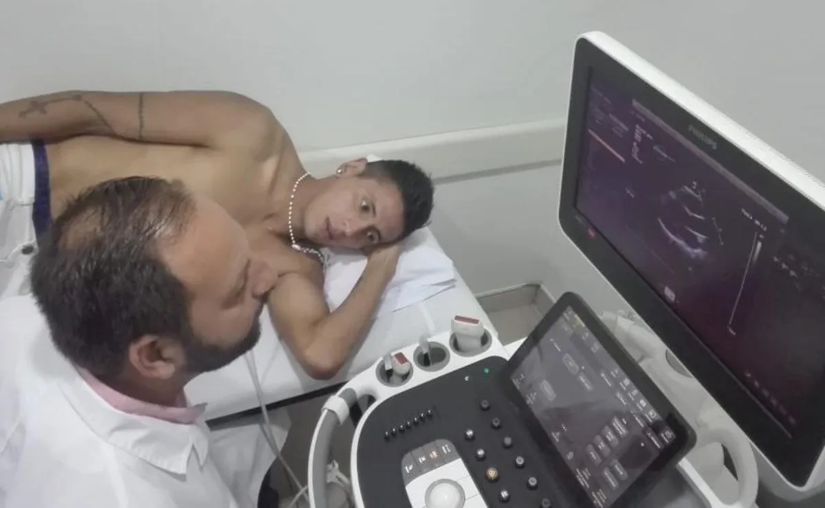 Angileri se dirigió a la Clínica Rossi para realizarse los estudios médicos.