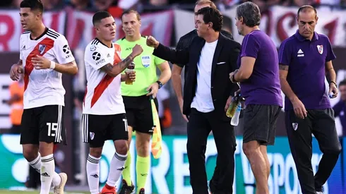 Quintero y el elogio de Gallardo, una constante en el Monumental.