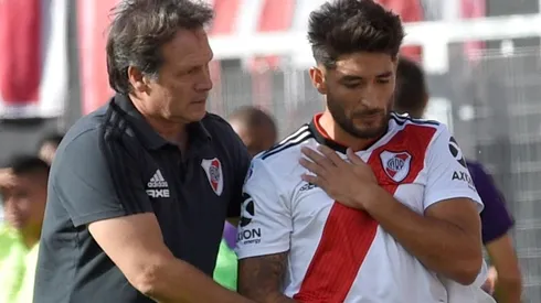 Casco será baja en River durante varios meses.