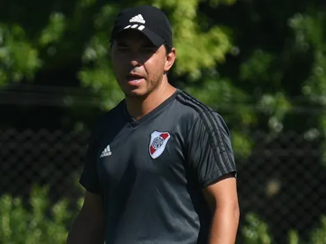 Gallardo evaluó a varios jugadores en el entrenamiento de River
