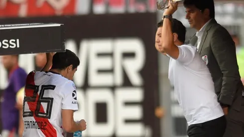 Cristian Ferreira ingresó en su lugar.