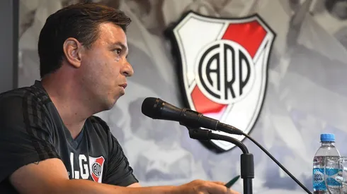 Marcelo Gallardo aseguró que definirá el equipo titular de River este sábado.