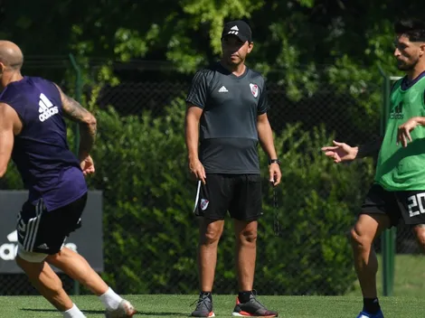 Entrenamiento de River: una prueba, otra baja por lesión y dos regresos