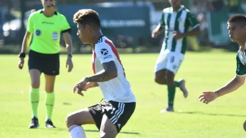 Carrascal jugó su segundo partido para la Reserva de River: en ambos fue reemplazado. (FOTO: Prensa River)