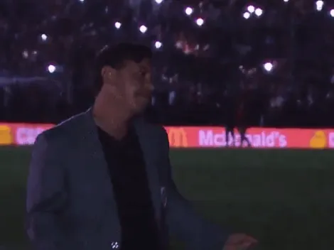 El momento en que Gallardo se enojó por el corte de luz