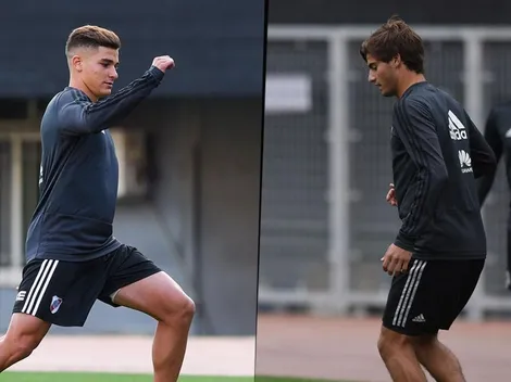 Álvarez y Sosa vuelven a entrenarse con River
